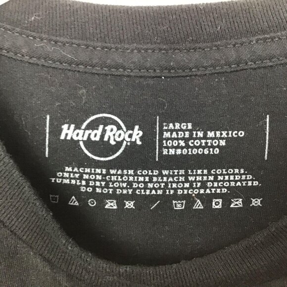 Hard Rock Cafe L Black Tshirt Long Live Rock Tampa Florida Short Sleeve Graphic - Picture 4 of 6